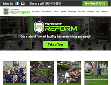 Tablet Screenshot of crossfitreform.com